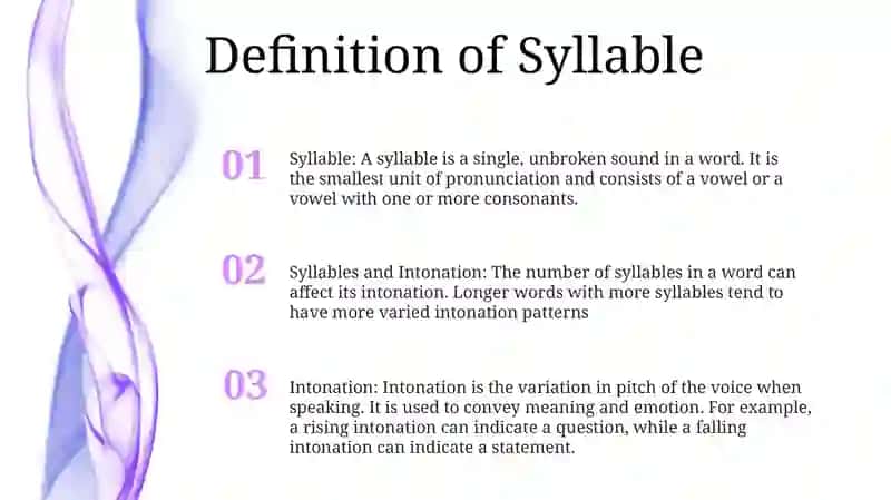 Syllables And Intonation 2