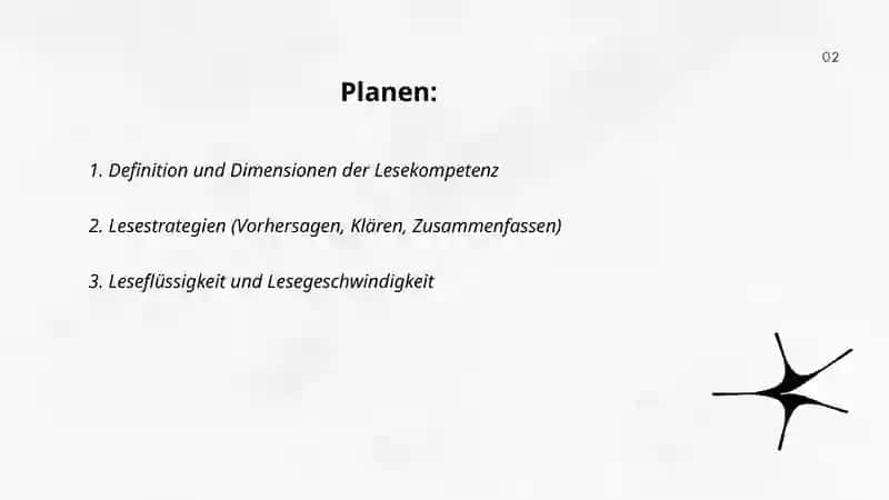 Lesekompetenz 2