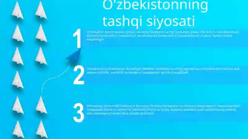 O'zbekistonning tashqi siyosati 2