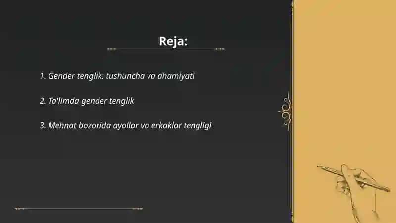 Gender tenglik 2
