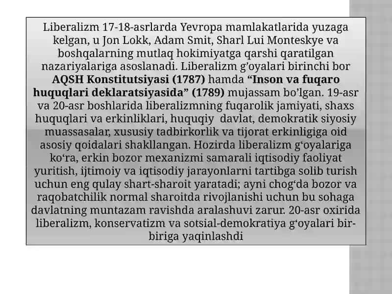 Liberalizm 2