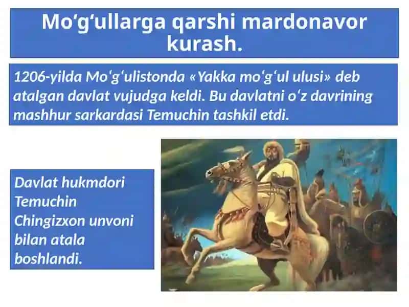 Jaloliddin Manguberdi xalqimizning milliy qahramoni 2