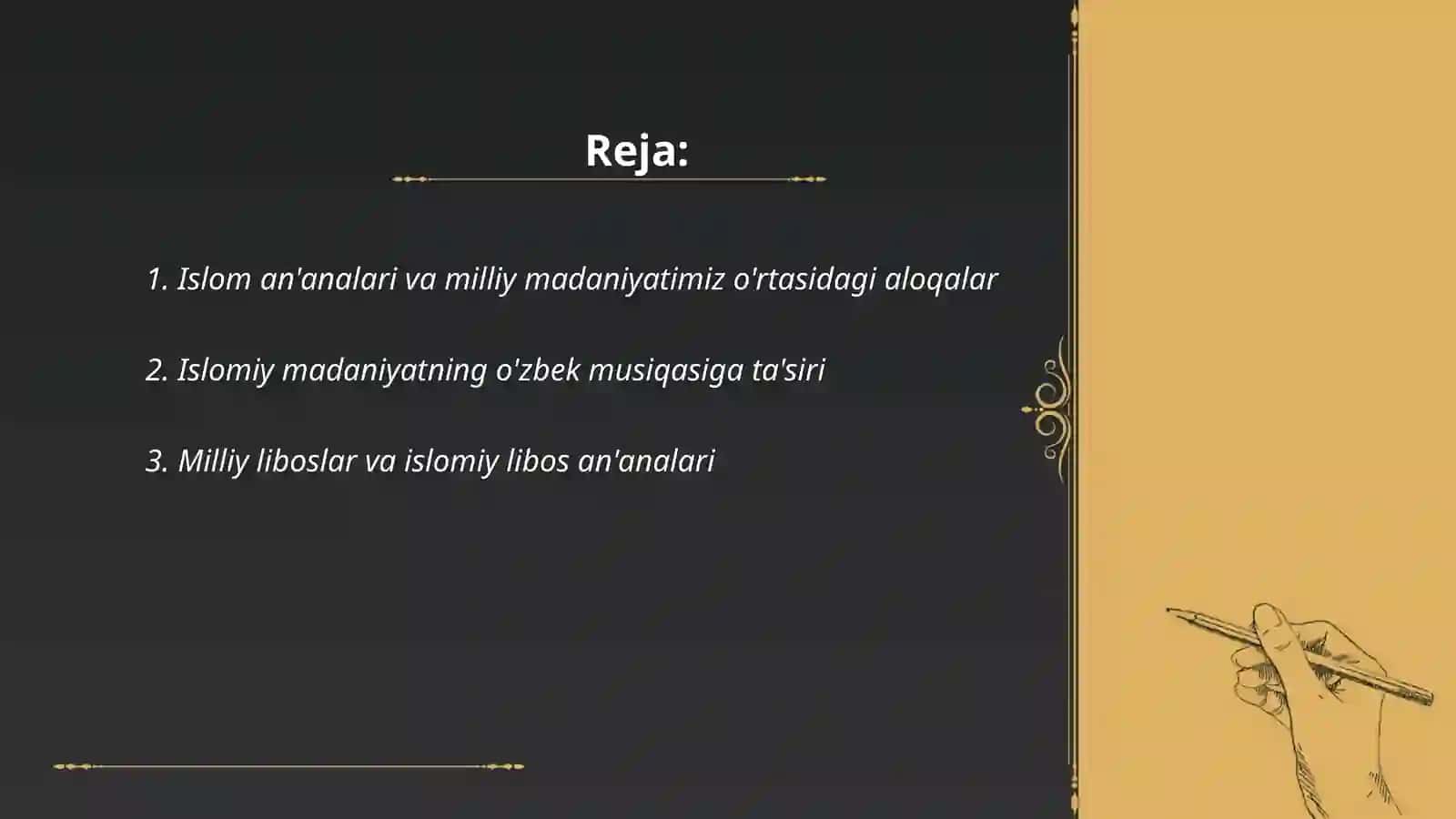 Islom mintaqa madaniyat doirasida milliy madaniyatimiz rivoji 2