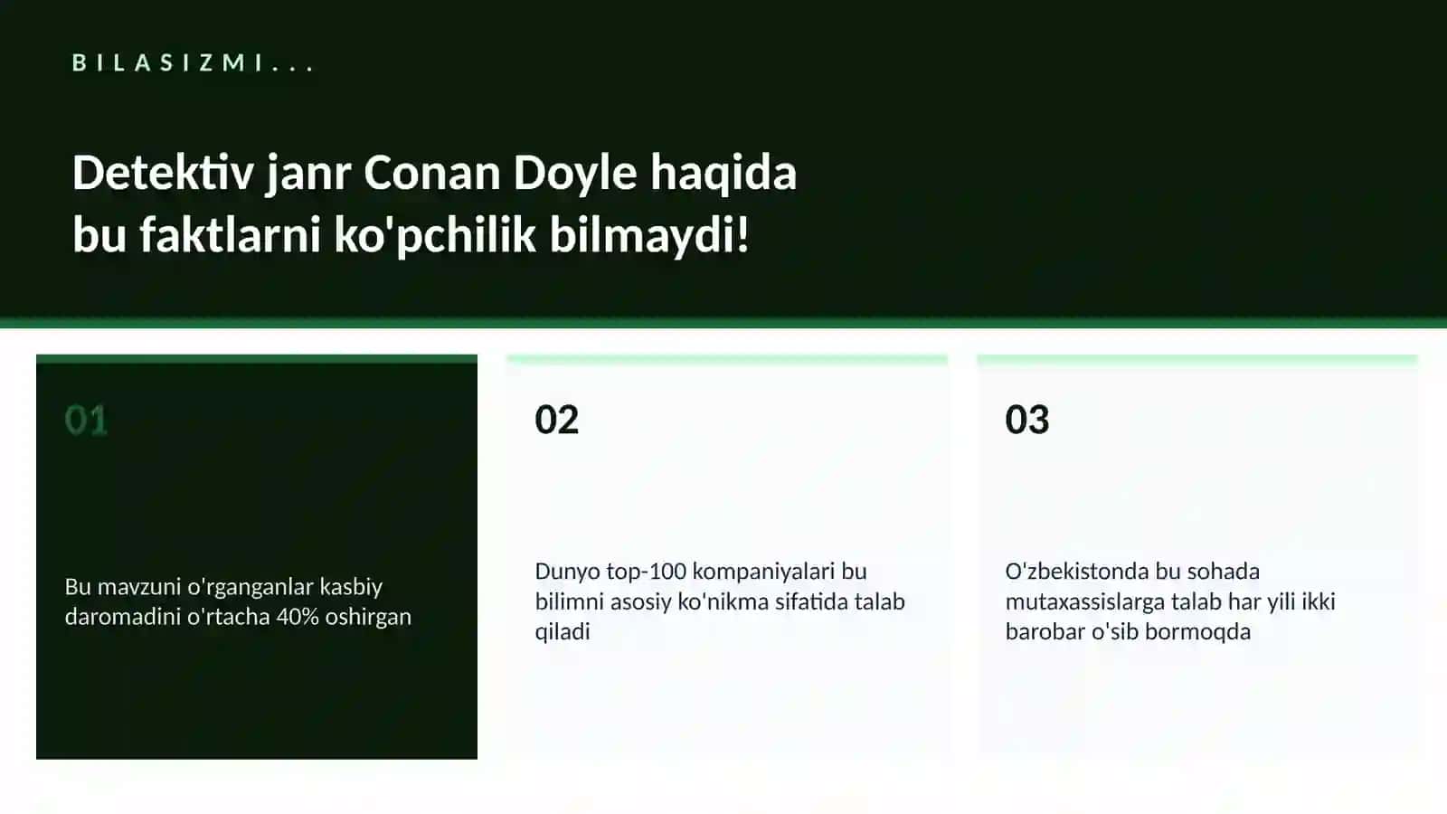 Detektiv janr Conan Doyle 2
