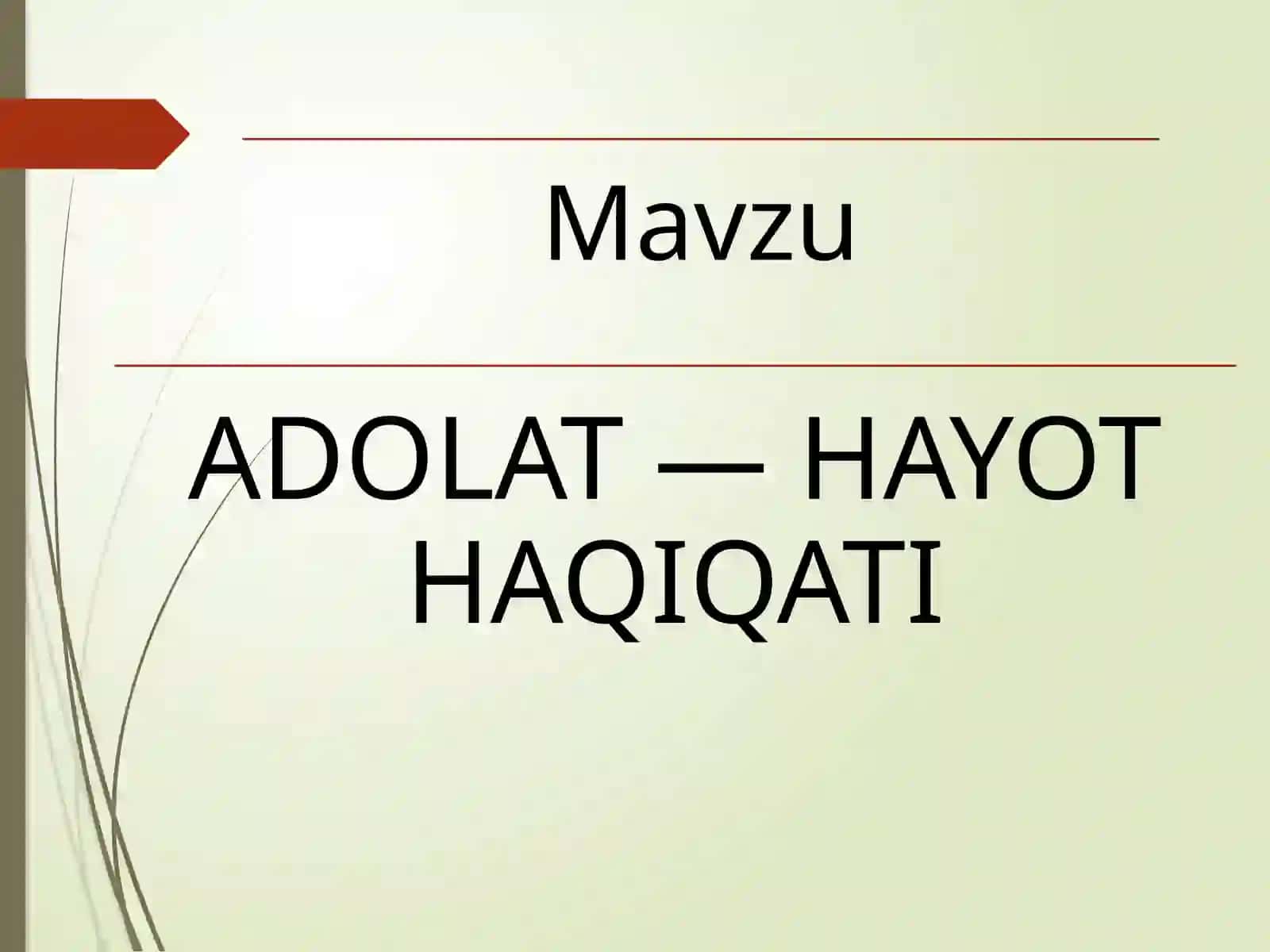 Adolat tushunchasining mohiyati 2