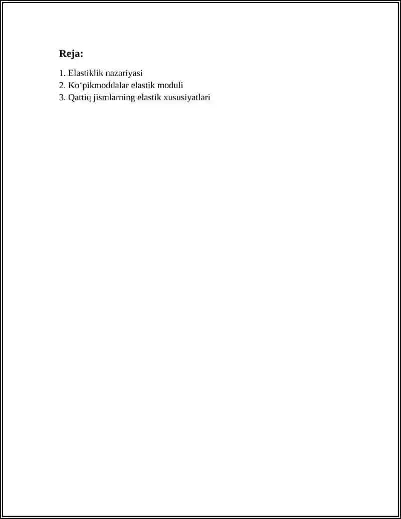 ELASTIK MODULINI ANIQLASH 2