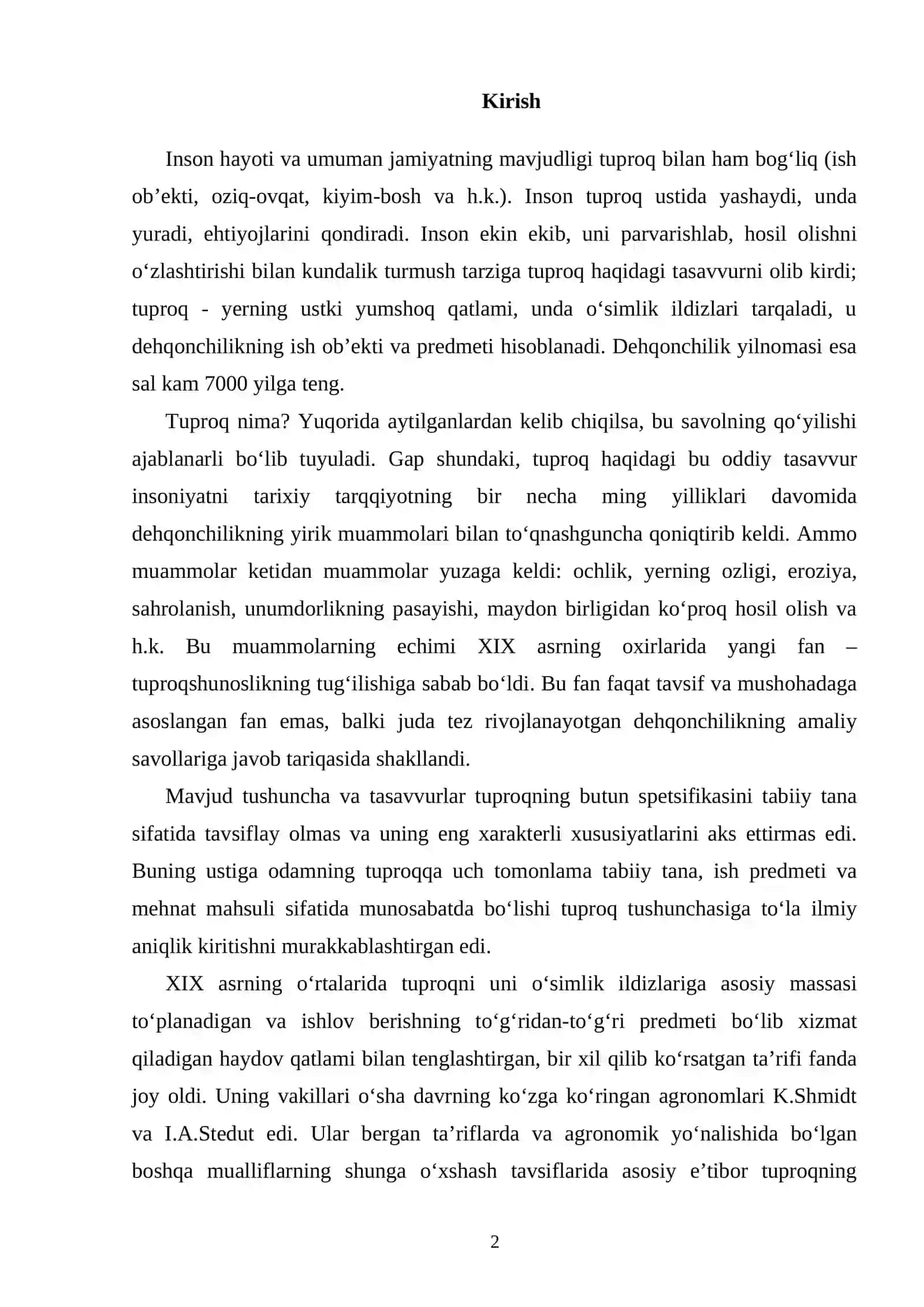 “Tuproqning asosiy morfologik belgilari” 2