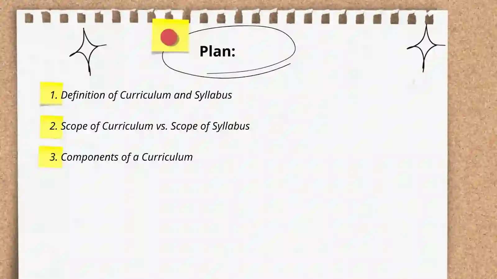 Definition of Curriculum and Syllabus 2