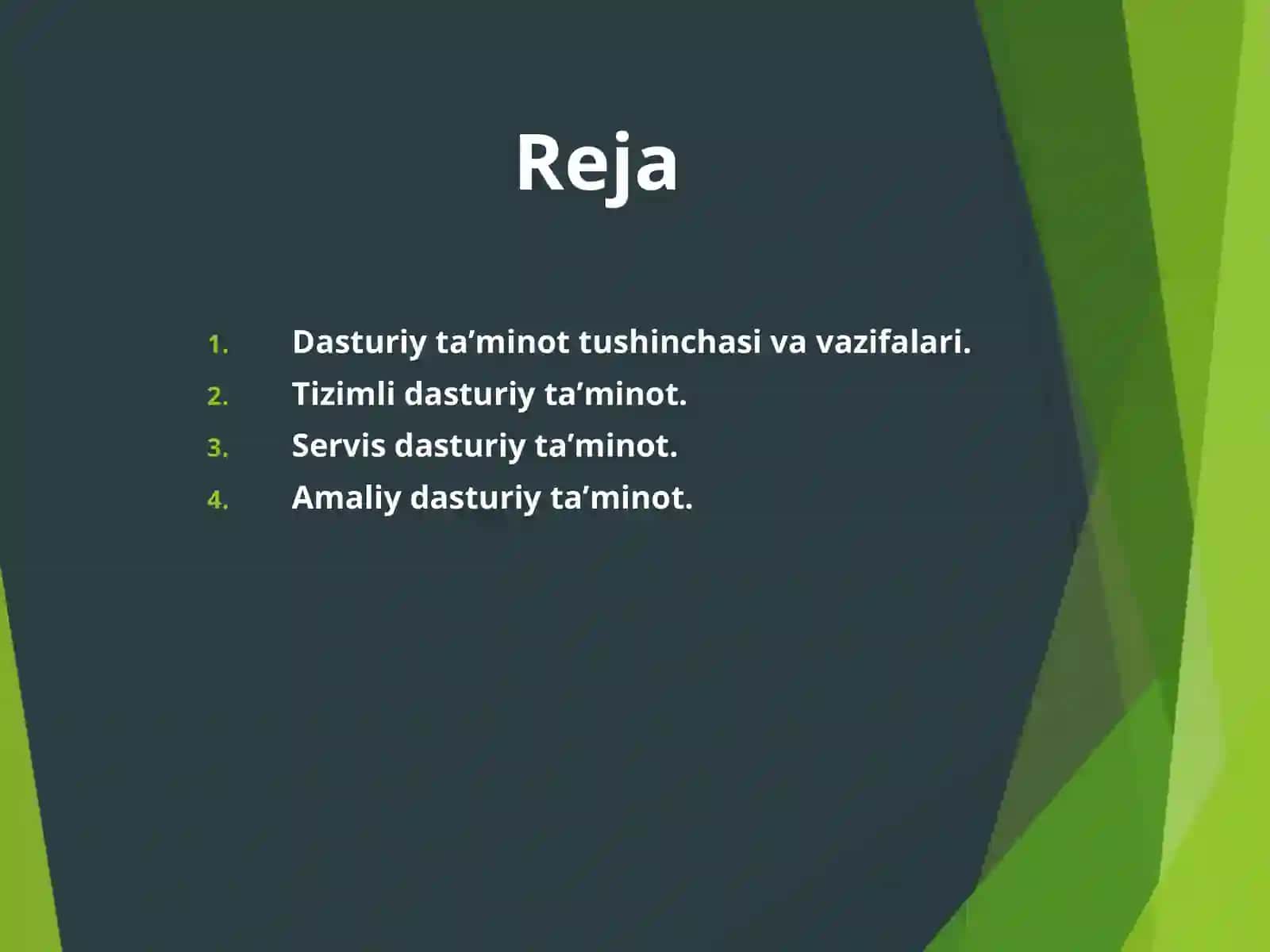 Dasturiy ta`minоt 2