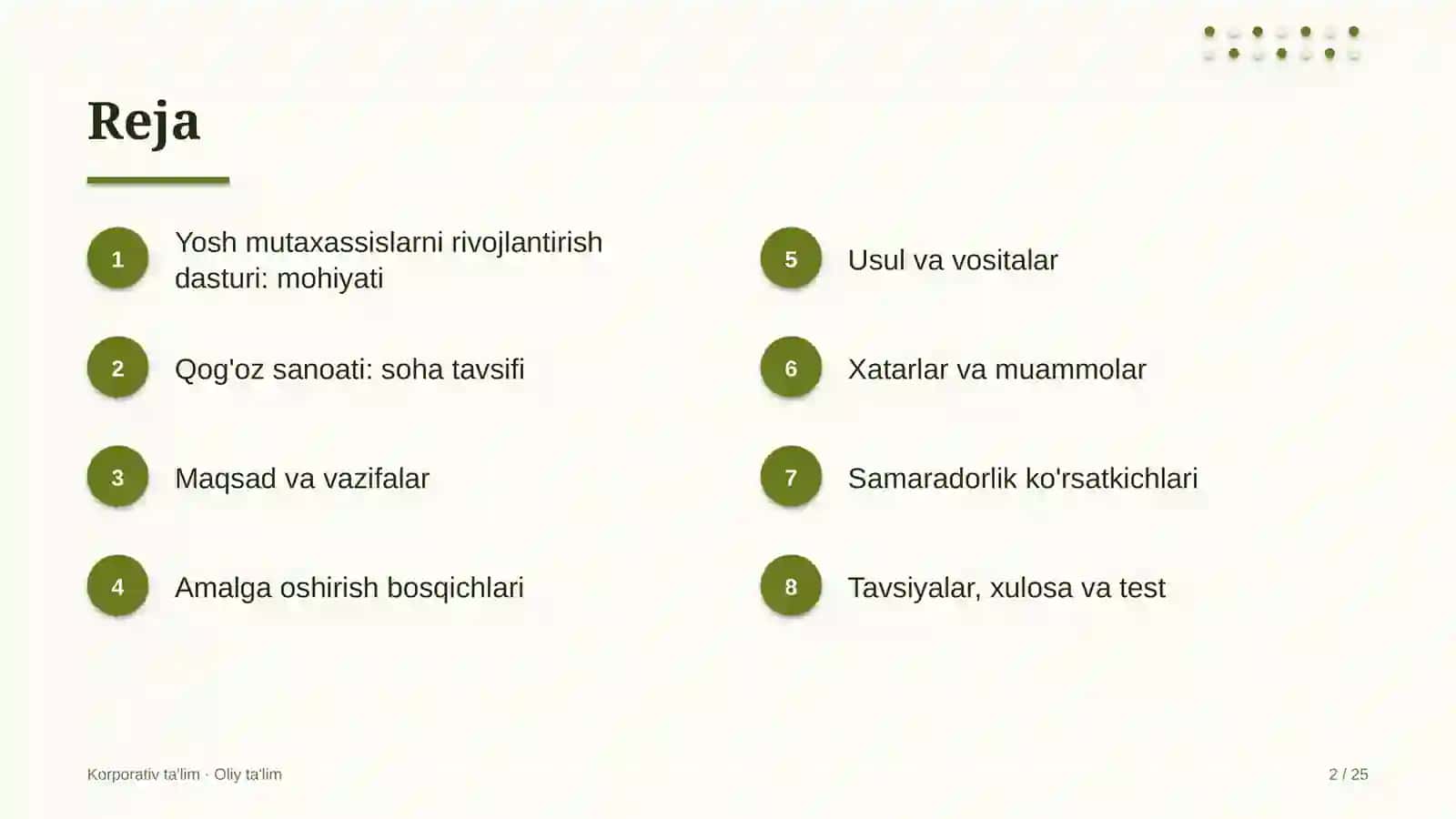 qog'oz sanoatida yosh mutaxassislarni rivojlantirish dasturi 1682 2
