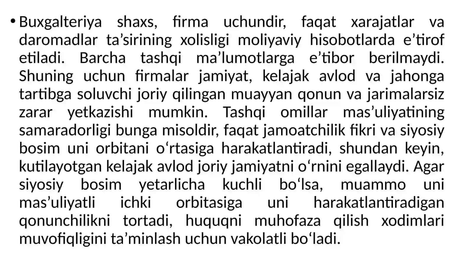 Moliyaviy hisobotlarning tarkibi va taqdim etish tartibi 2