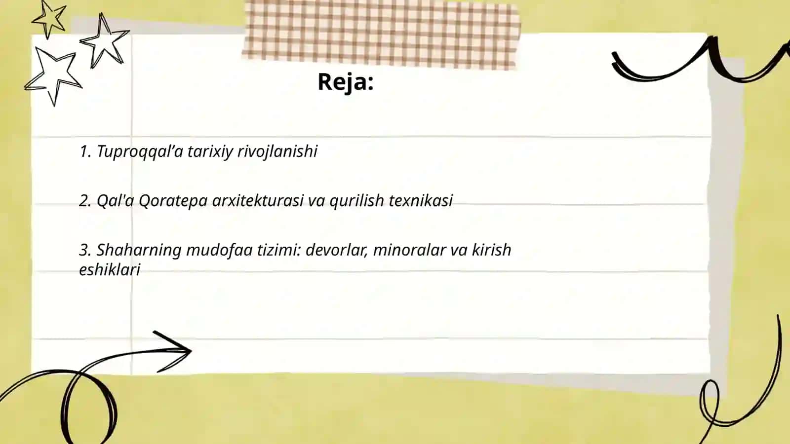 Tuproqqalʼa,Qal'a Qoratepa va ularning oʻrganilishi 2