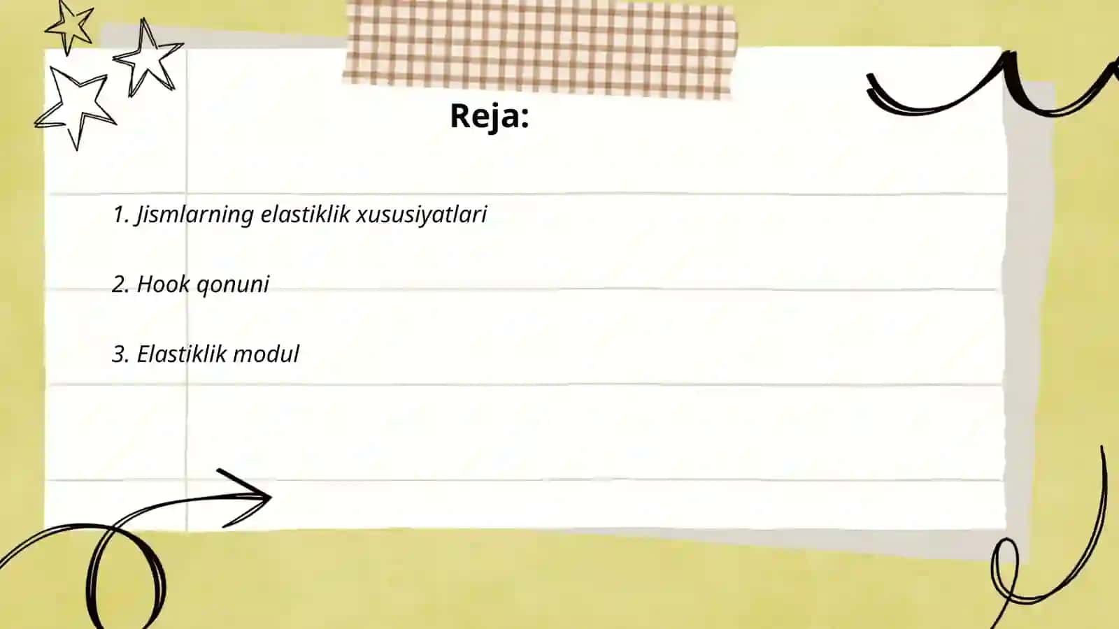 Jismlarning elastik va noelastik urulishi 2