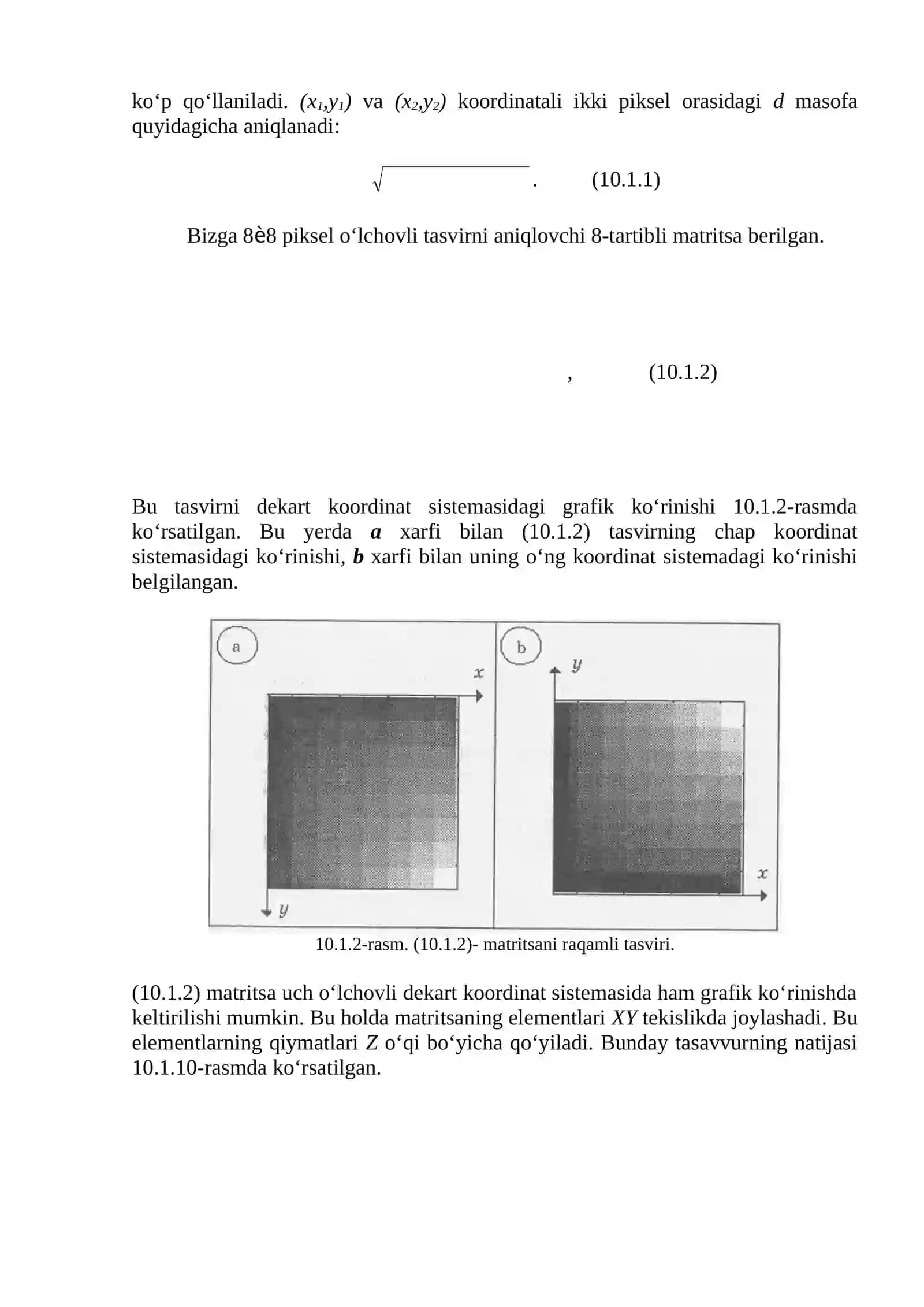 Tasvirlarga ishlov berish algoritmlari 2
