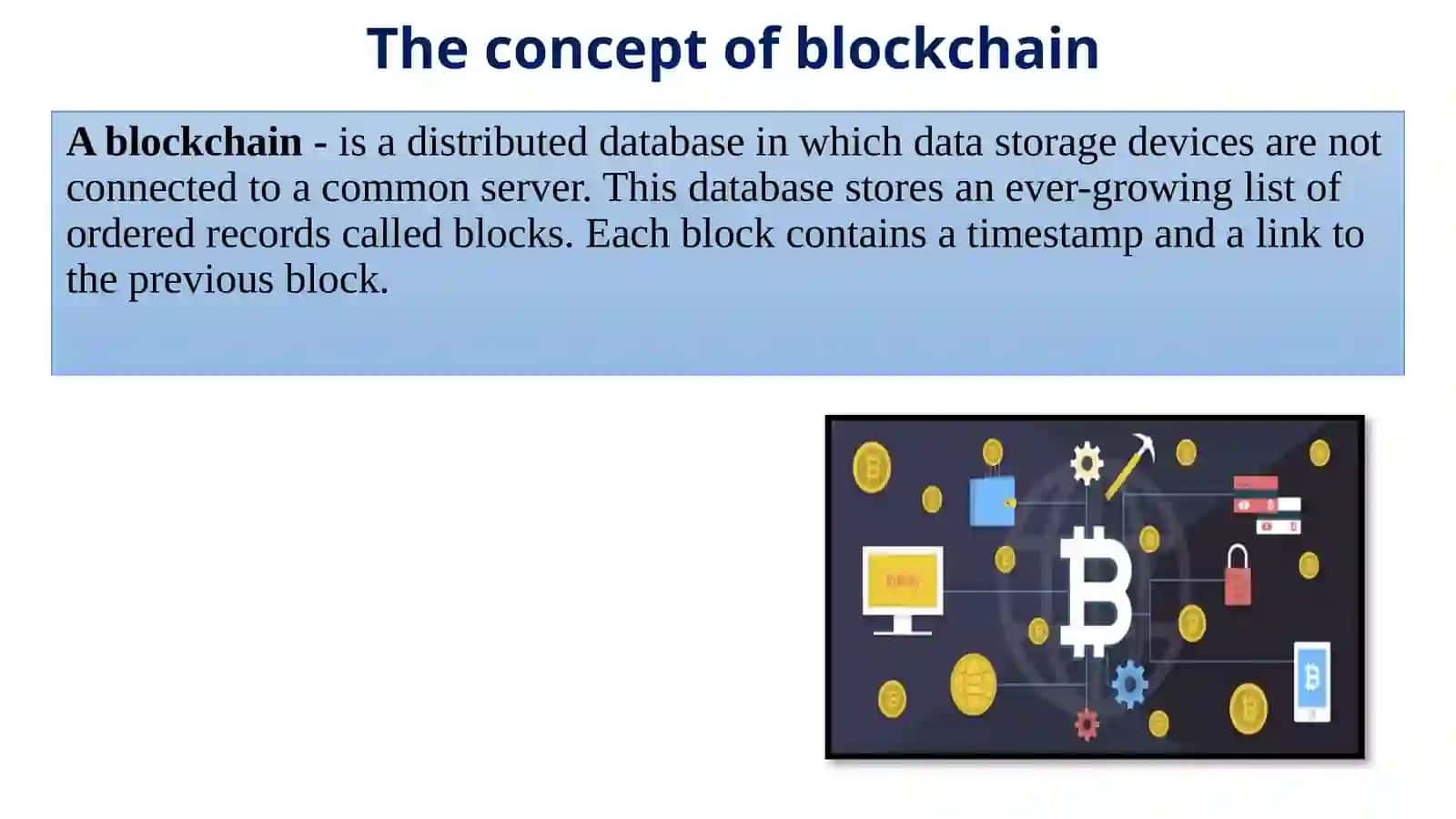 Blockchain technology and its application in economics 2