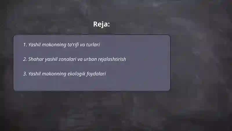 Yashil makon 2