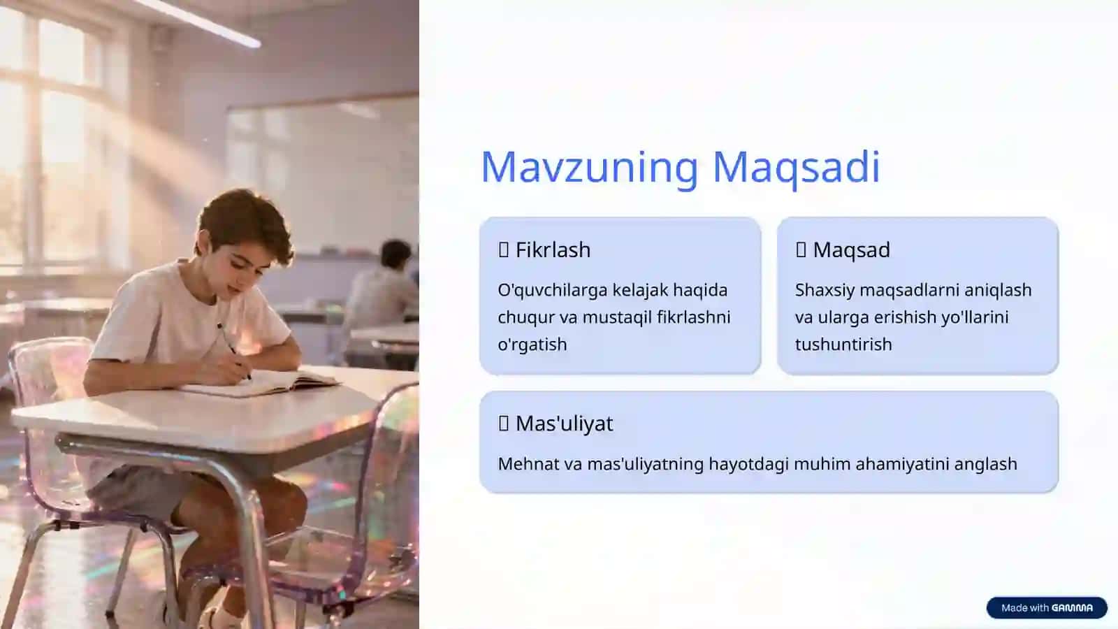 Men va Mening Kelajagim 2