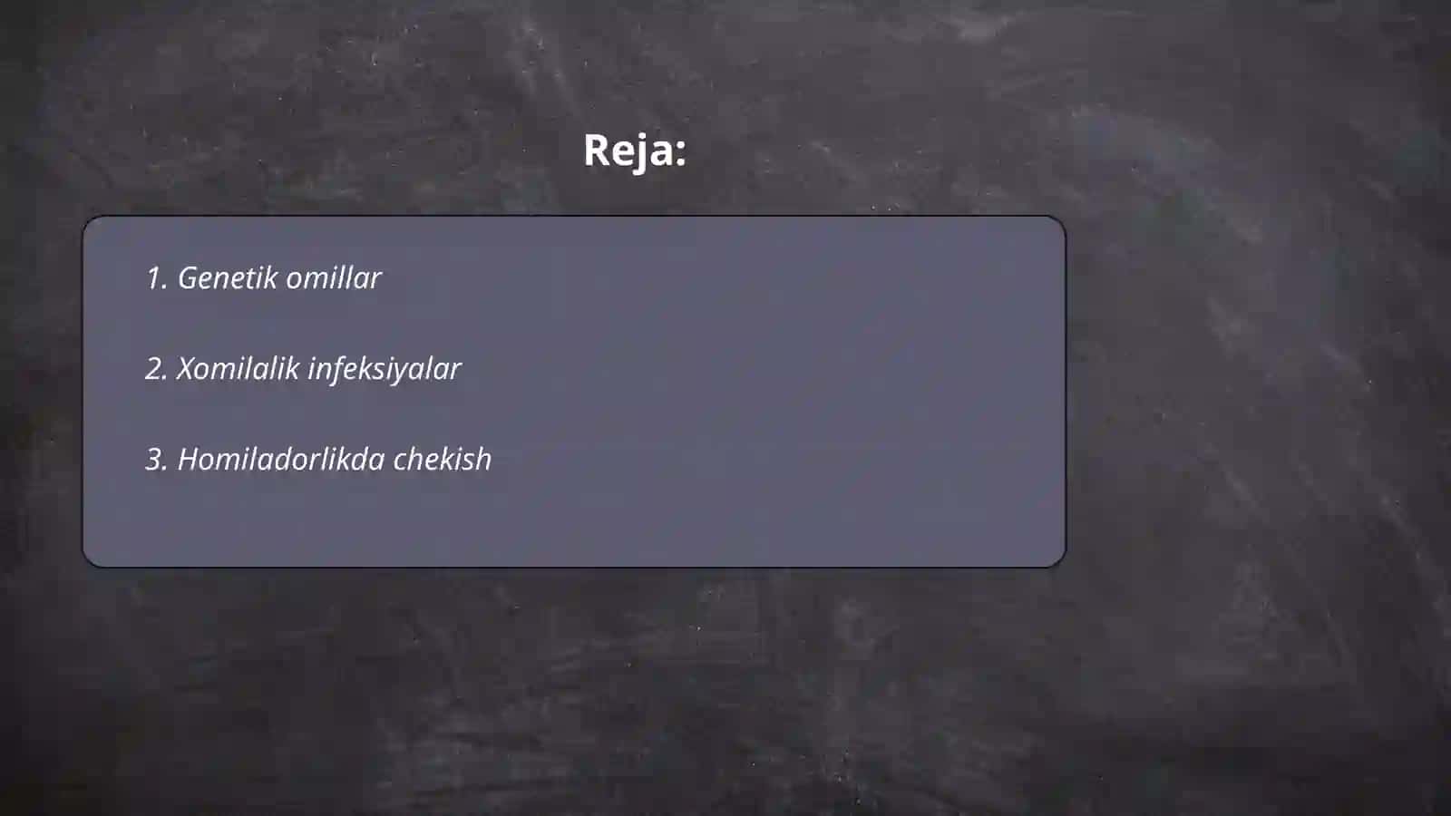 Genetik omillar 2