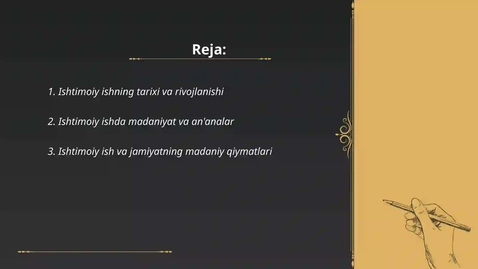 Ishtimoiy ish jamiyatning madaniy xodisasi sifatida 2