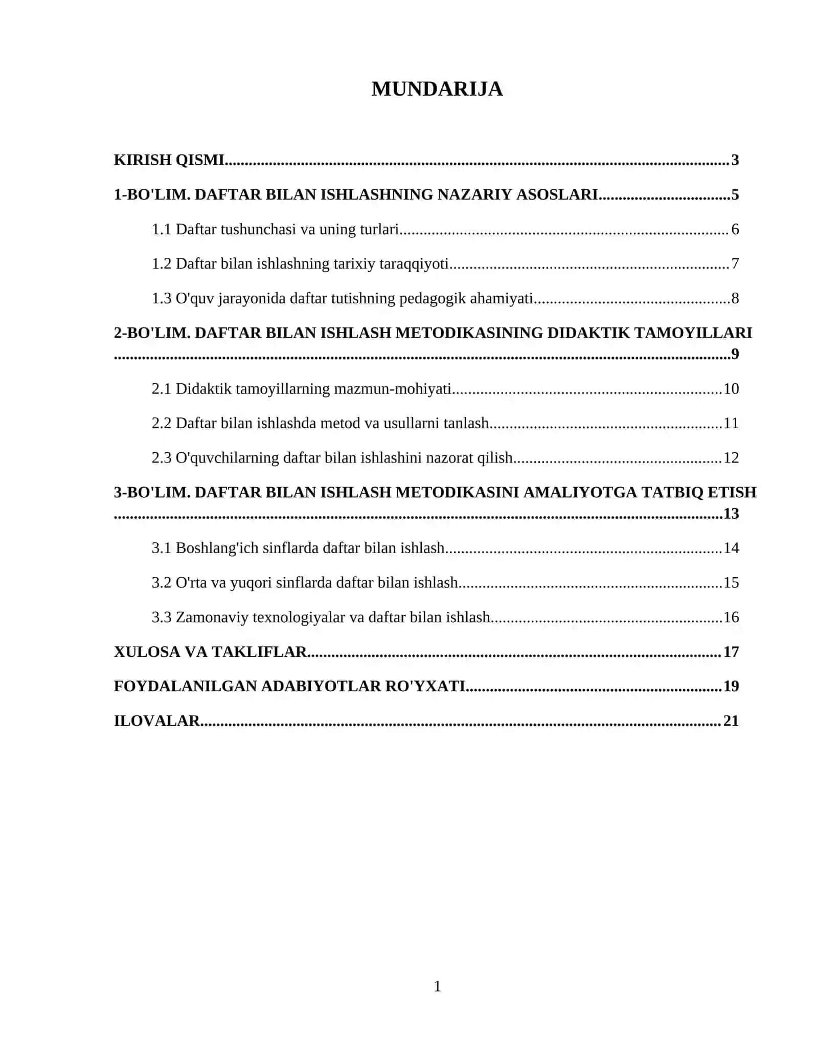 Daftar bn ishlash metodikasi 2