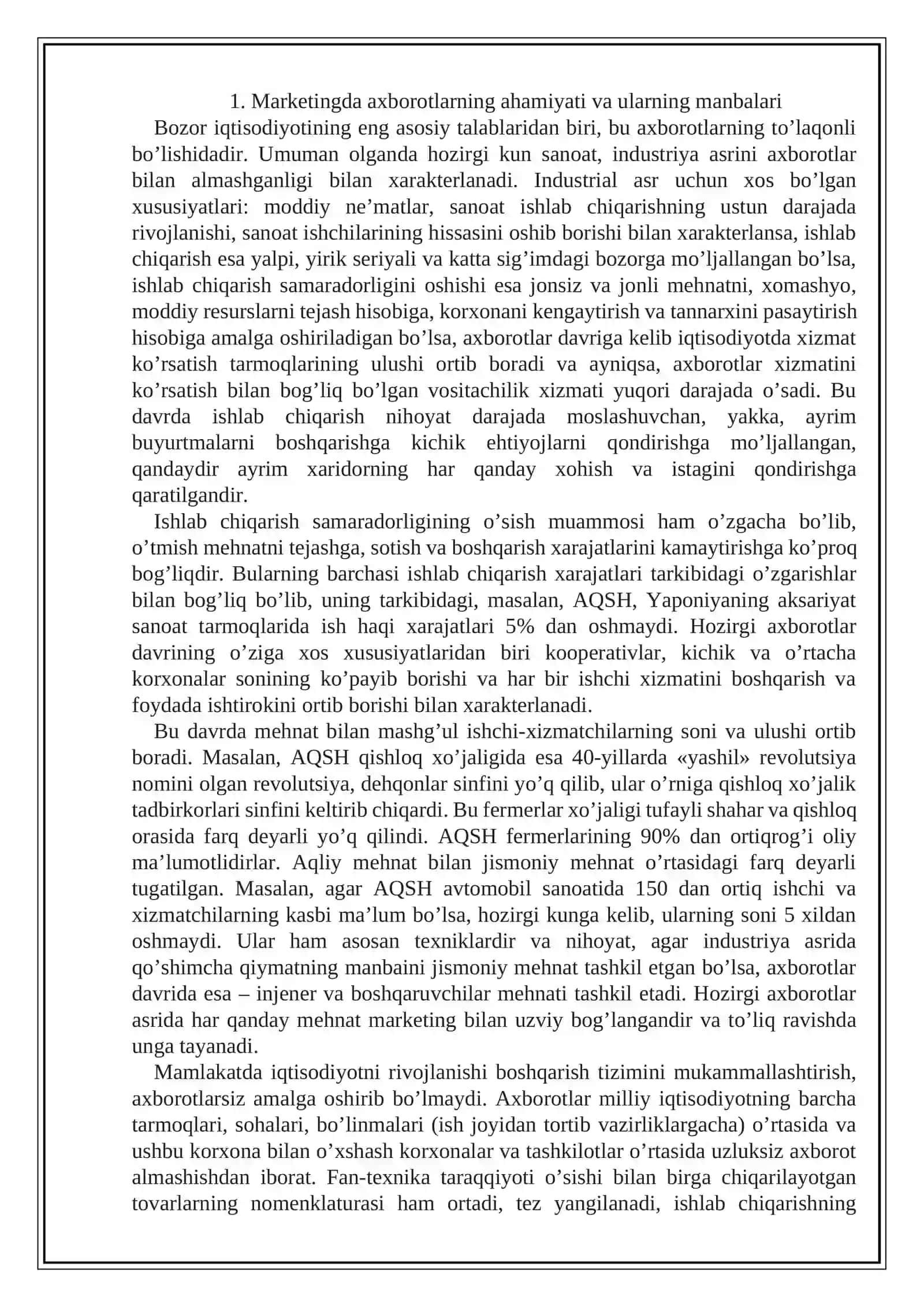 Marketingda axborotlar tizimi 2
