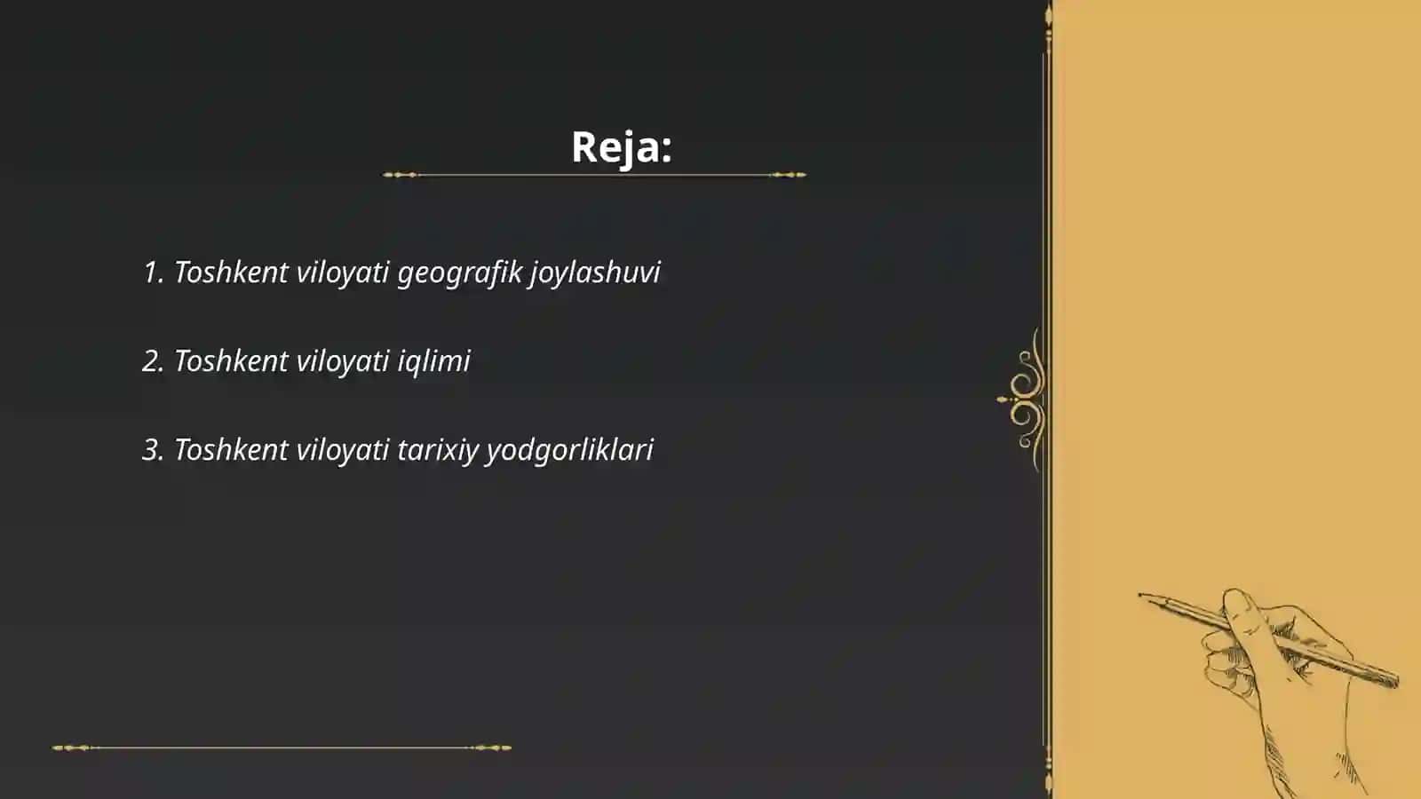 Toshkent viloyati taqdimoti 2