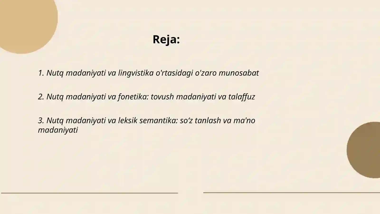 Nutq madaniyati va lingvistika o'rtasidagi o'zaro munosabat 2