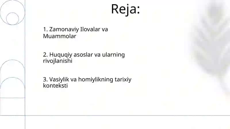 Vasiylik va homiylik 2