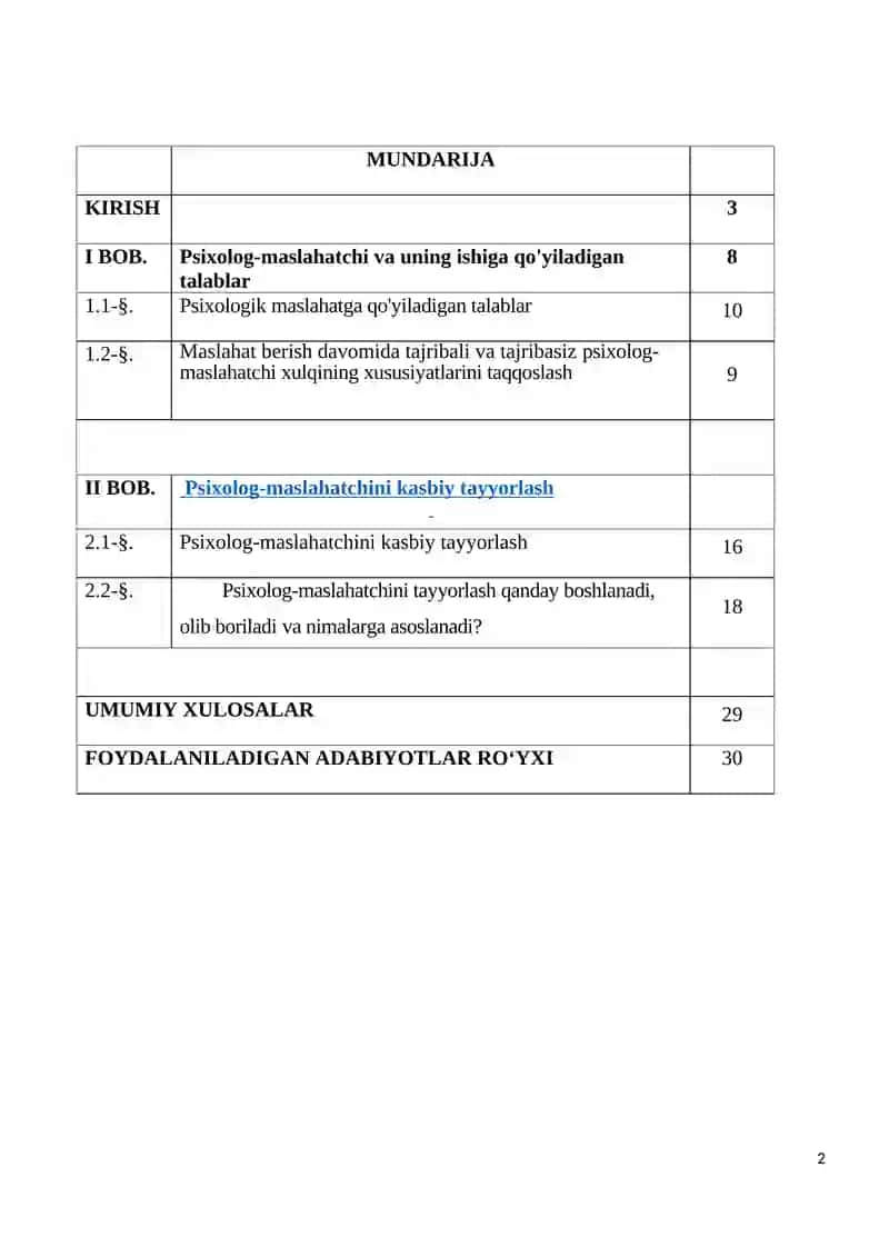 Psixolog-maslahatchi va uning ishiga qo'yiladigan talablar 2