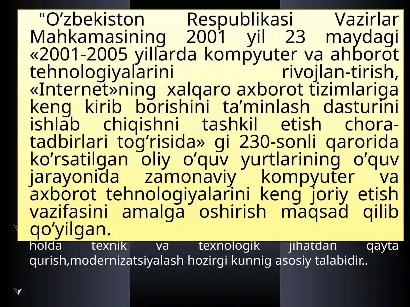 O’zbekistonda neft va gaz sanoati istiqbollari 2