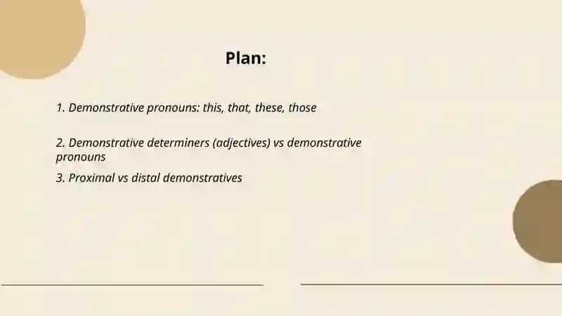 Demonstratives 2
