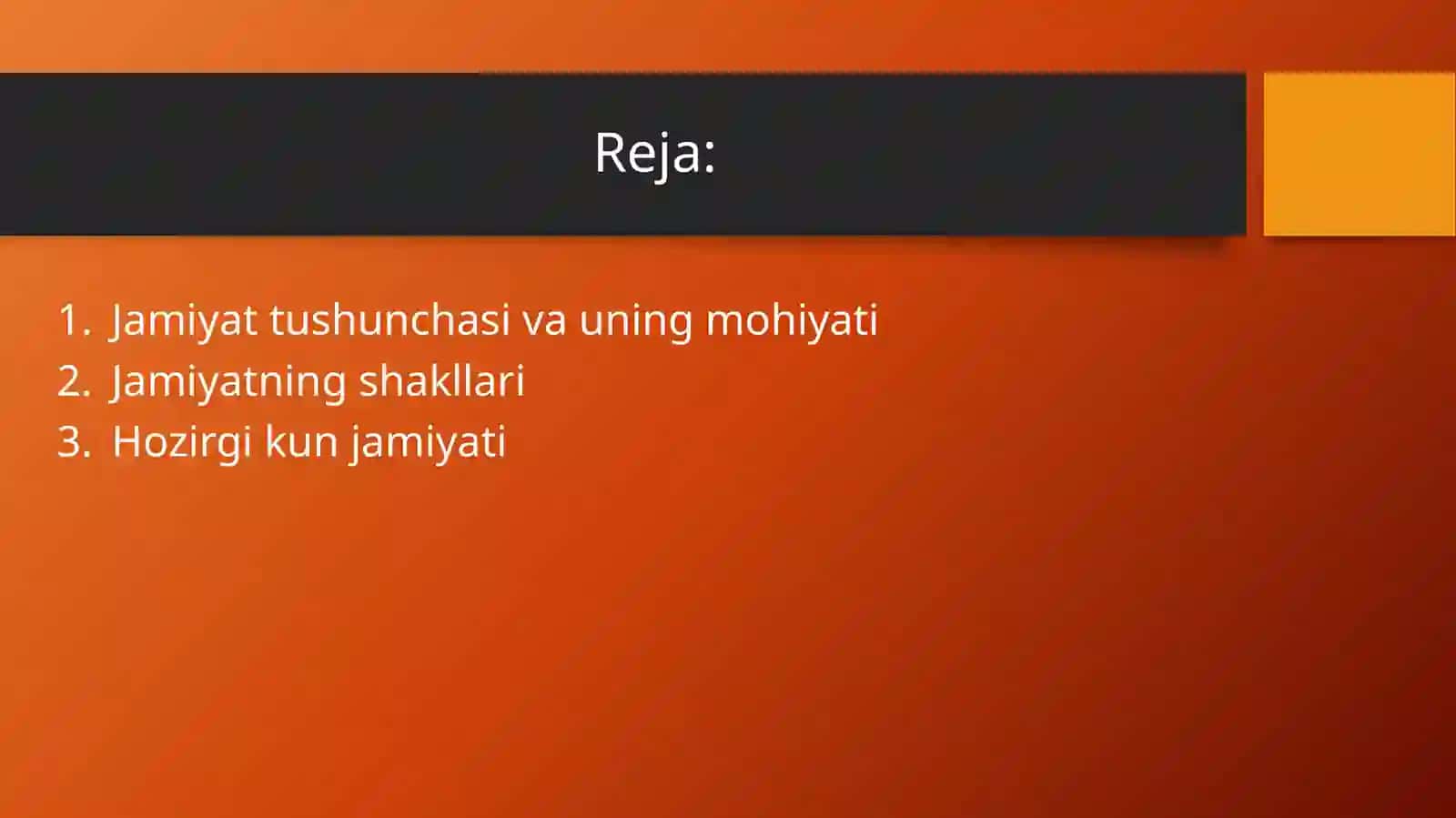 Jamiyat falsafasi 2