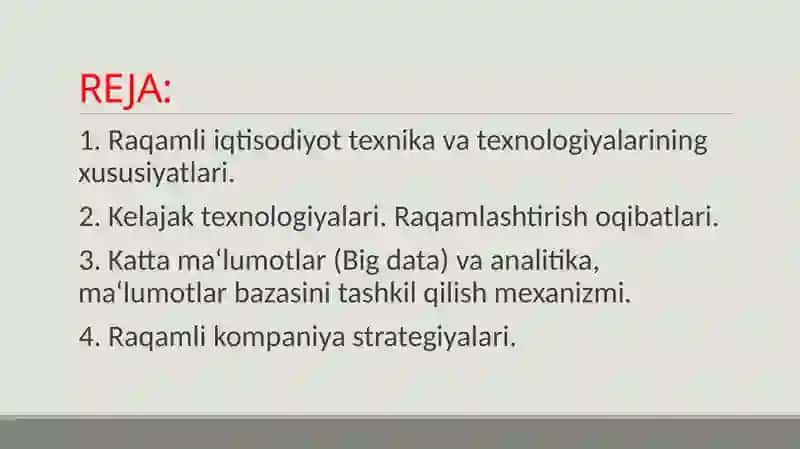 RAQAMLI IQTISODIYOTDA BIZNESNI BOSHQARISHNING XUSUSIYATLARI 2