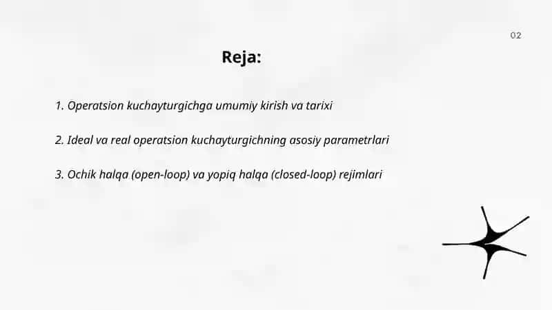 Operatsion kuchayturgichlar 2