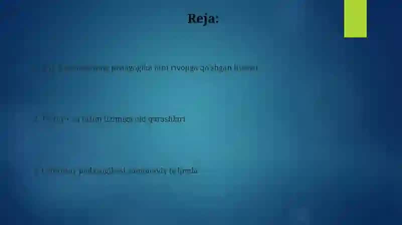K.D.Ushinskiyning ta’lim va tarbiya sohasidagi xizmatlari 2