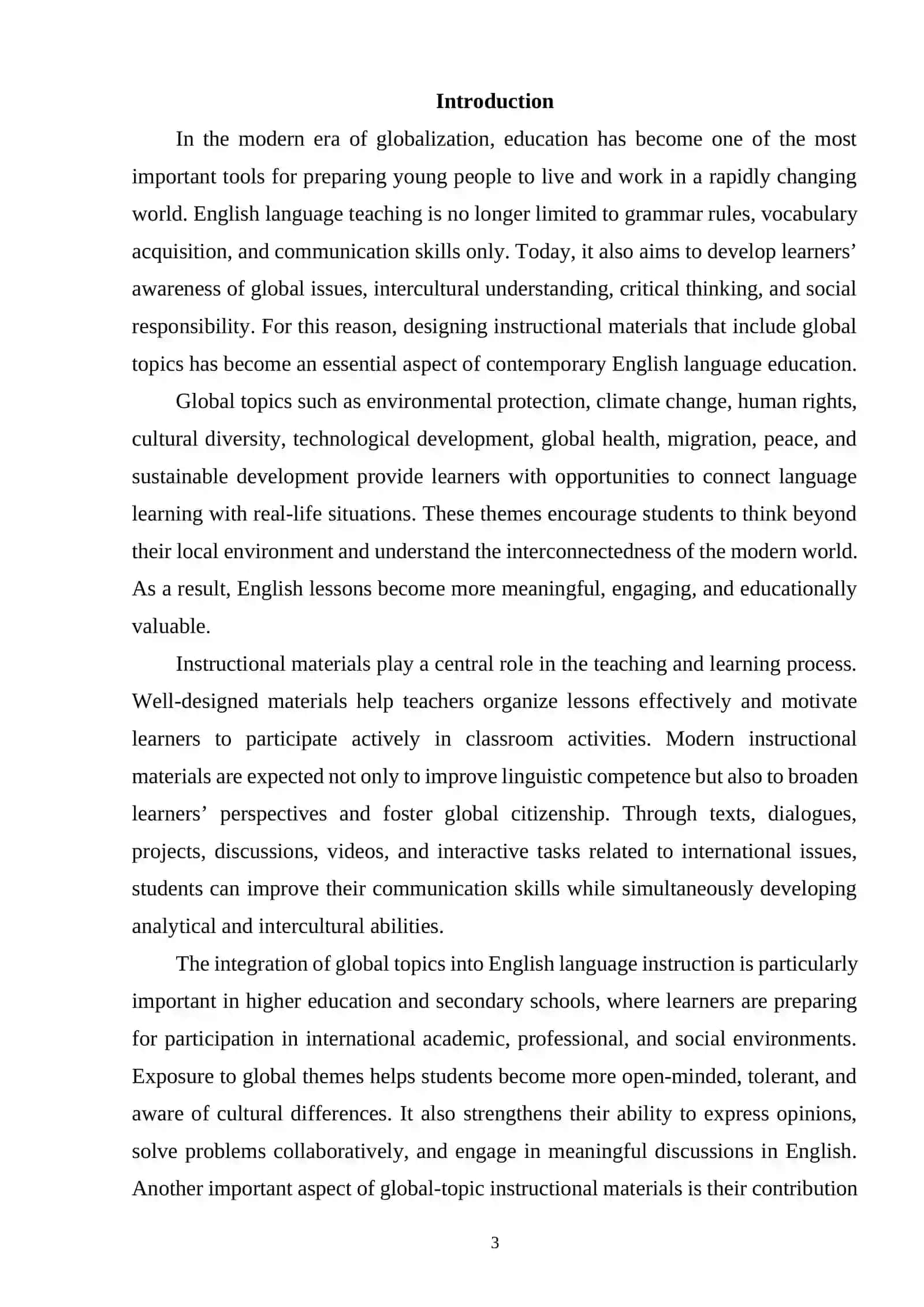 DESIGNING INSTRUCTIONAL MATERIALS WITH GLOBAL TOPICS 2