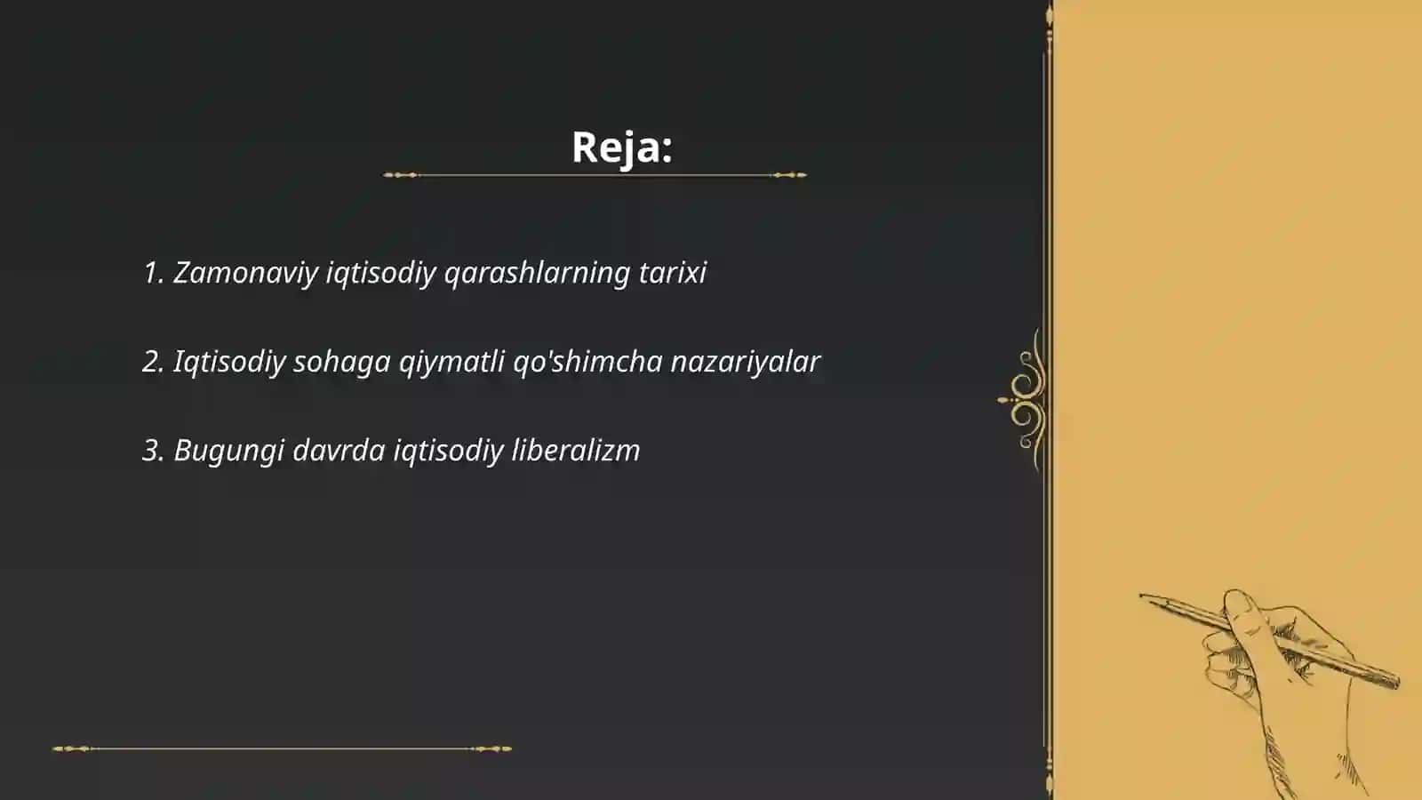 Zamonaviy iqtisodiy qarashlar evolyutsiyasi 2