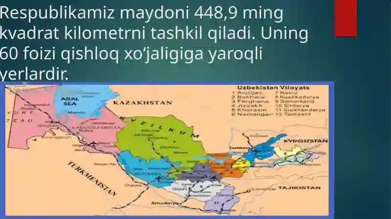 O‘ZBEKISTON RESPUBLIKASINING IQTISODIY SALOHIYATI 2