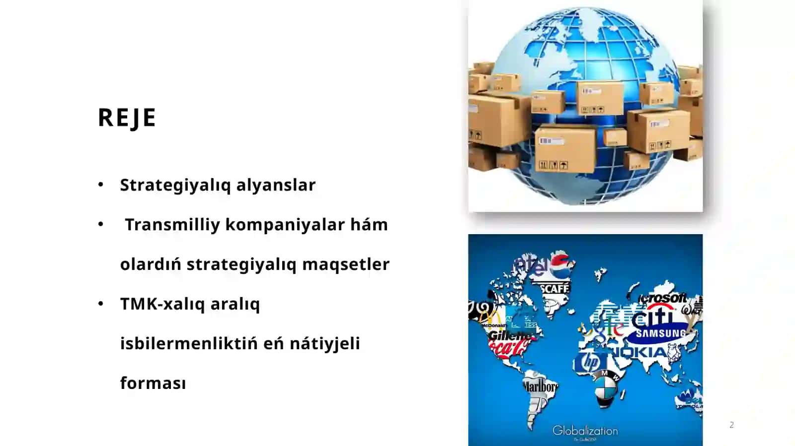 Transmilliy kompaniyalarda strategiyalıq alyanslar 2