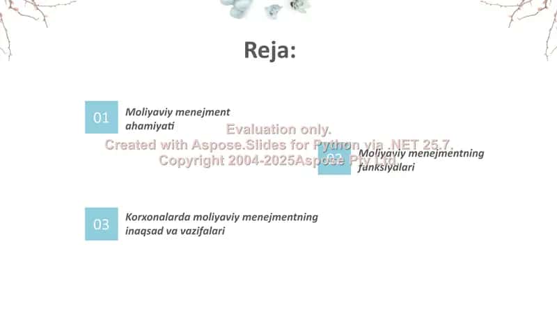 Moliyaviy menejment 2