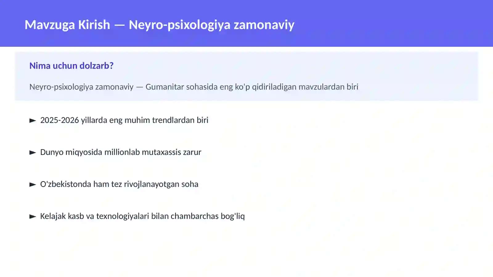 Neyro-psixologiya zamonaviy 2