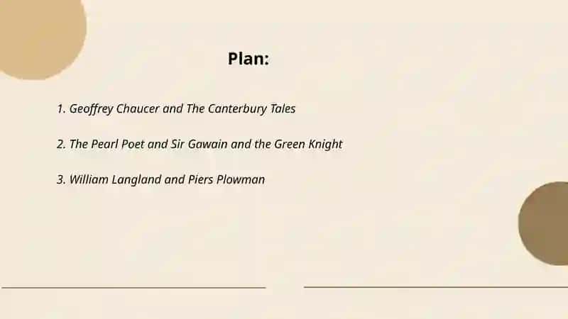 Geoffrey Chaucer and The Canterbury Tales 2