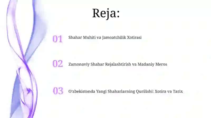 Oʻzbekistonda Yangi Shaharlarning Qurilishi: Xotira va Tarix 2