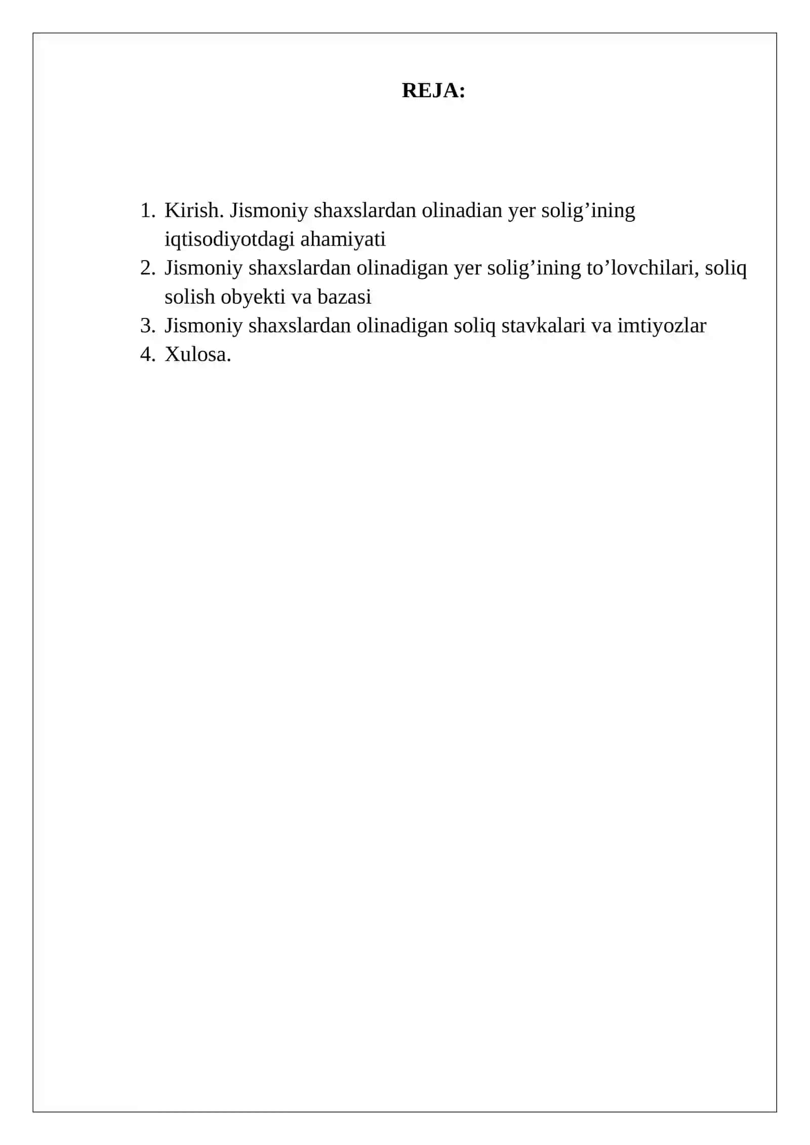 JISMONIY SHAXSLARDAN OLINADIGAN YER SOLIG’I 2
