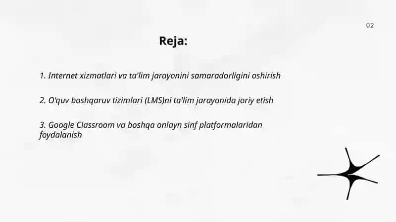Internet xizmatlari ta'lim jarayonini samaradorligini oshiradi 2