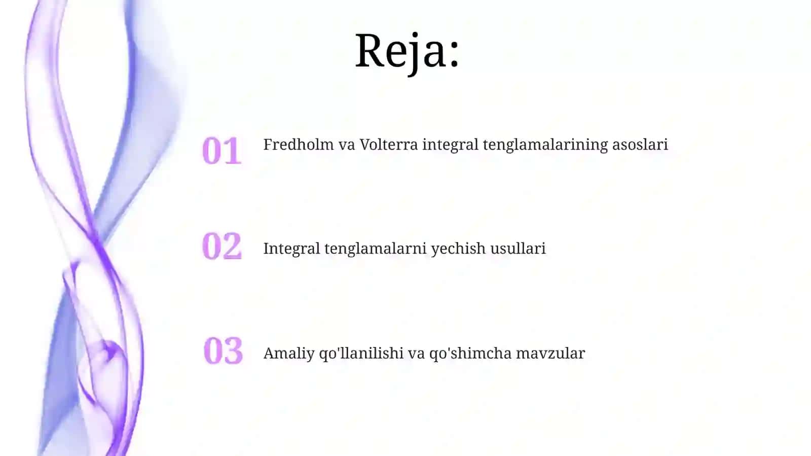Fredgolm va volterva integral tenglamalari 2