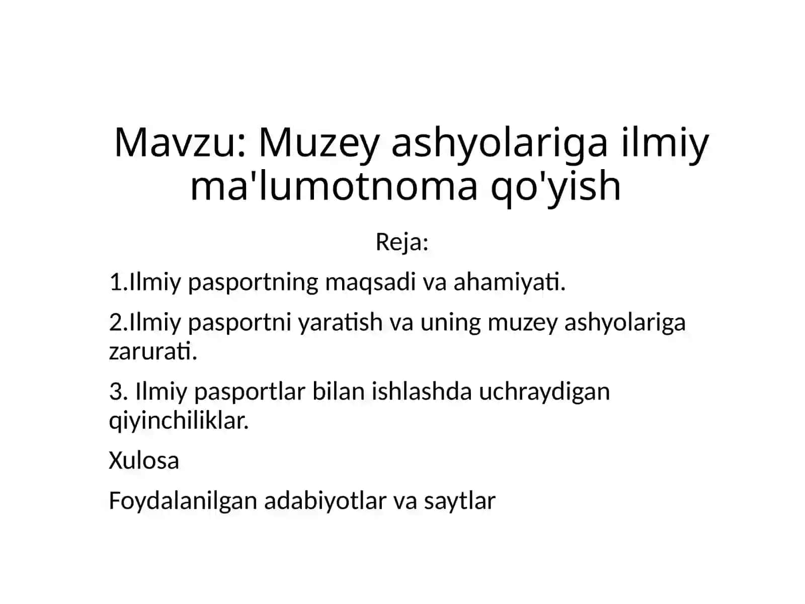 Ilmiypasportning maqsadi va ahomiati 2