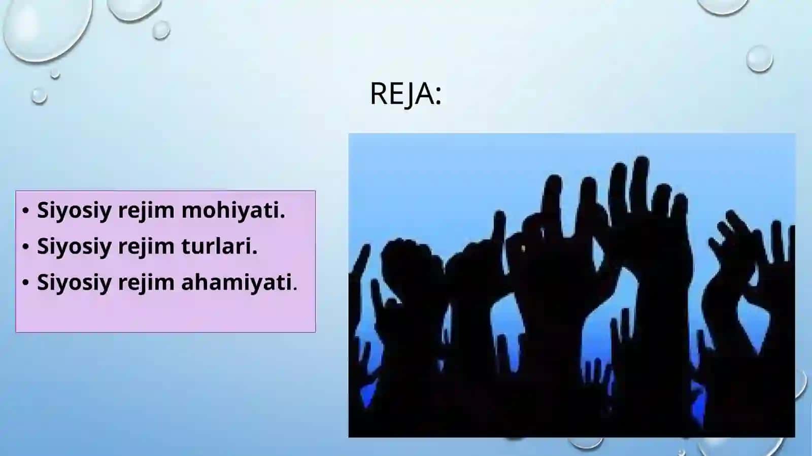 SIYOSIY REJIM 2