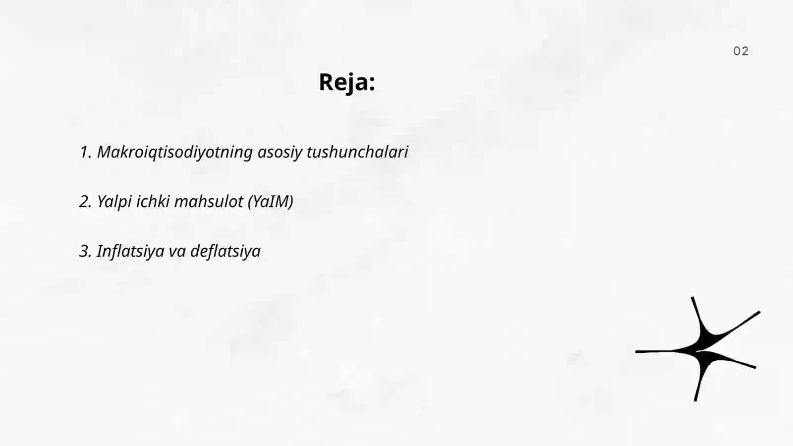 Makroiqtisodiyitga kirish 2