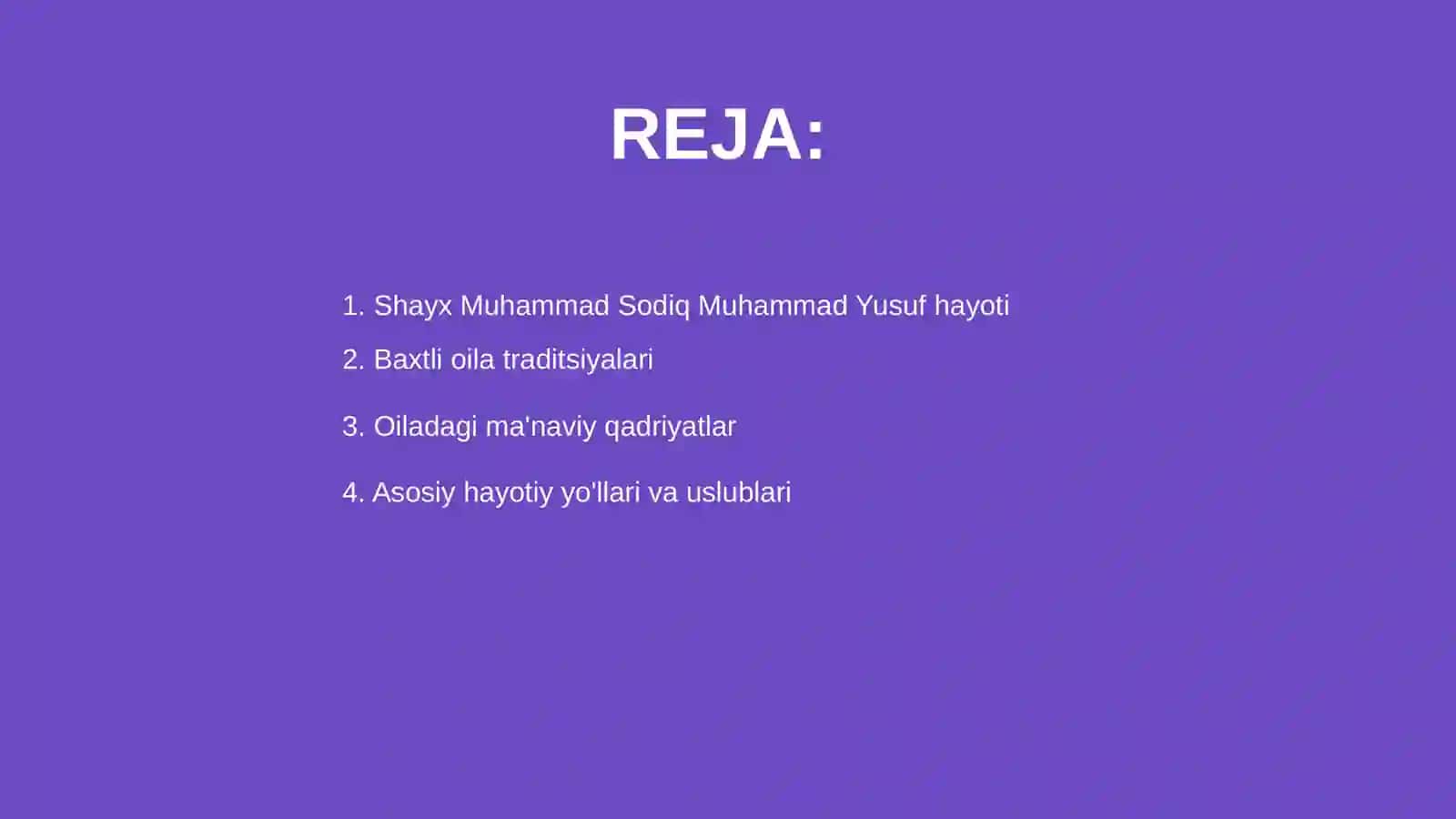Shayx Muhammad Sodiq Muhammad Yusufning Baxtli oila 2